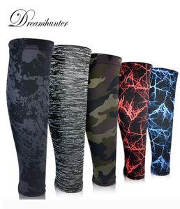 1 paire Camouflage Camouflage Sleeves Fitness Fitness Shin Guard Compression Basketball Football Socks Running Leg Brace Protector4533422