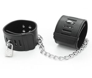 1 Paar PU Leer Vrouwelijke Mannelijke Handboeien Enkelboeien Pols Lock LegCuffs Voor Paar Bdsm Bondage Hoofdsteunen Volwassen Spel Seksspeeltjes Y209968535