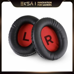 1 paire de coussinets d'écouteurs de remplacement housse de coussins pour E900 casque de jeu rouge Gamer sur l'oreille coussinets d'oreille en mousse à mémoire douce