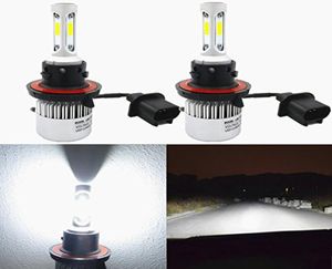 1 par S2 Auto coche H4 H11 H7 H13 9004 9005 9006 faros LED 72W 6500K 8000LM COB faro Led automático 12v 24v7616957