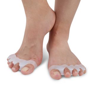 1 Pair Silicone Foot Care Gel Bunion Protector Toe Separators Straightener Spreader Correctors Hallux Valgus Correction