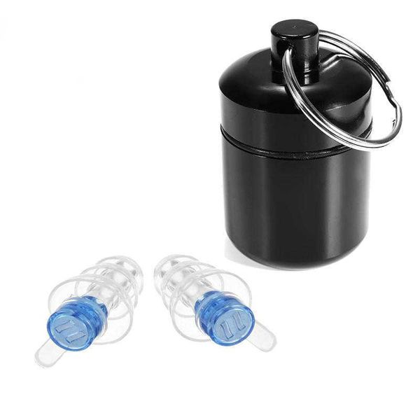 Bouchons d'oreille en Silicone souple, 1 paire, Protection, bouchons de musique professionnels réutilisables, réduction du bruit pour le sommeil, DJ, bandes de Bar, Sport