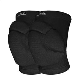 1 paire sport épaississant les tampons de genou volleyball extrême sport kneepad soutille de soutien yoga yoga protecteur de genou élastique 240323