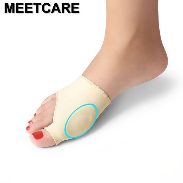 1 pare el más nuevo Silicone Hallux Valgus bracks Big BlackMeed Orthopedic Correction Correction Calcetines de los pies de los pies separadores