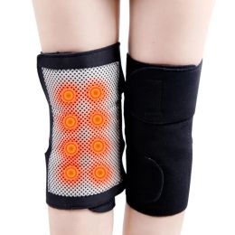 1 Pair Tourmaline Self Heating Knee Pads Support 8 Magnetic Therapy Kneepad Pain Relief Arthritis Knee Patella Massage Sleeves