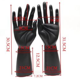 1 paar unisex mannequin handarm displaybasis voor handschoenen sieraden horloge ringmodel display stand shop show plastic handmodel