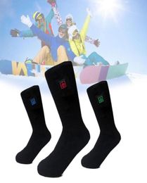 1 paire moderne chauffage chauffant batterie rechargeable chaussettes chauffantes électriques homme femmes hivernères chauffeur de maintien au chaud 88568615491646
