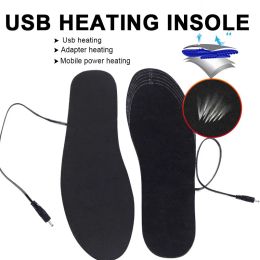 1 Paar USB Insole verwarmde thermisch ondergoed Men Winter Outdoor Sportverwarmingsschoen Insols voeten Warmer Sock Pad Washable Thermal