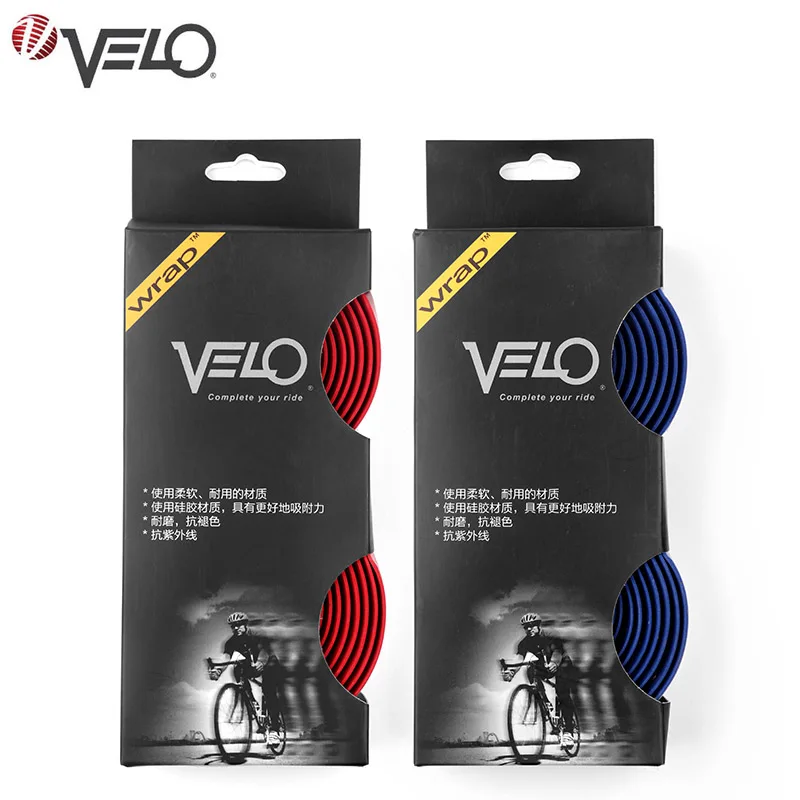 1ペアVelo Road Bikeハンドルテープ耐久性のある快適なサイクリングレース自転車テープベルトコルクハンドルテープグリップテープ