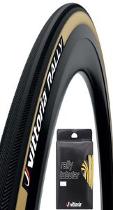 1 paire pneu de rallye tubulaire Vittoria 700c x 25 mm noir pour 220tpi Road Racing Training7641942