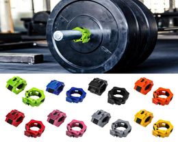 1 paar gewicht tillend spinlock barbell kraag gym body building training dumbbell clips klem fitness gym apparatuur accessoires 6139557