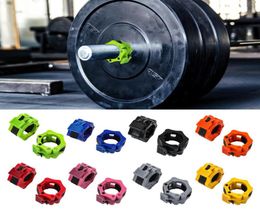 1 par de pesas Spinlock Barbell Barbell Gym Body Building Entrenamiento Clips con mía CLAMP Fitness Gym Accesorios9184935