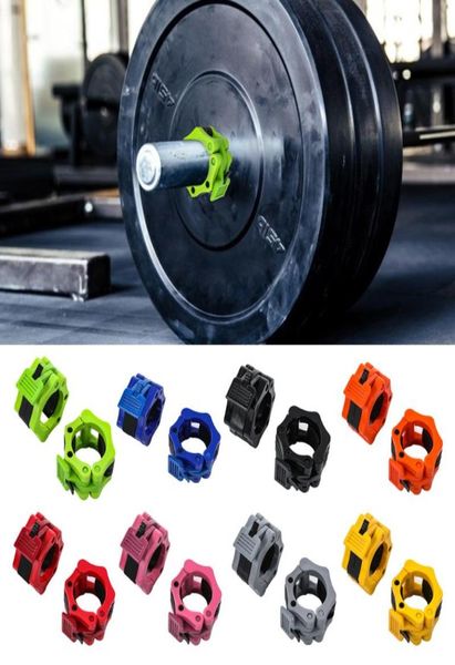 1 par de pesas Spinlock Barbell Barbell Gym Body Building Entrenamiento Clips con mancuernas Accesorios de equipos de gimnasio de fitness7162694