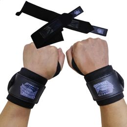 1 paar gewichtheffen polsbandages maximaliseren grip met duimlus 58 cm verharden gymsteun voor powerlifting deadlift 240122