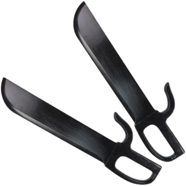 1 paire en bois aile chun papillon épées couteau en bois double arts martiaux Chebinons noirs couleur
