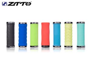 1 paire ZTTO MTB GRIPS GRIPS GRIPS GEL SILICONE GEL SLOT SUR LES GRIPS ANTI SLIP POUR MTB PLACK BIKE PIÈCES BICYLEM AG153484564