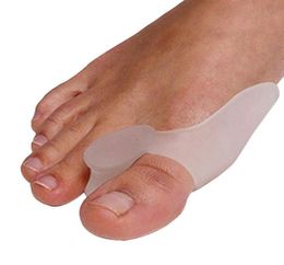 1 par2 PCS Gel Silicona Bunion Corrector Separadores de dedo grande Dependedor de la herramienta de cuidado del pie Hallux Valgus Pro Massager7436100