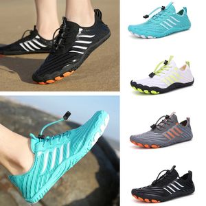 1 paires anti-dérapant pieds nus chaussures de plage femmes hommes chaussures d'eau en amont respirant chaussure de Sport séchage rapide rivière mer Aqua baskets 240226