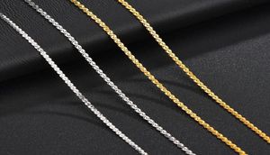 1 pc 14 15 mm roestvrijstalen ketting voor mannen vrouwen sieraden sshape zilveren kleur linkketens dagelijkse accessoires 40 cm long4731499
