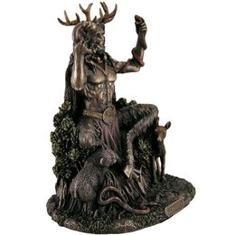 1 pc Ancient Rome Résine Cernunnos SITSE STATUE SCULPTURE CELTIC DIEU Figure de la figure