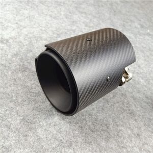 BMW M2 M3 M4 Performance Carbon Fiber Exhaust Tip - Matte Stainless Steel Rear Muffler Pipe