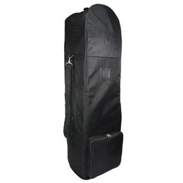 1 pc de golf de golf Sac de voyage avec roues 600d Tissu de golf de golf Taille universelle pour les compagnies aériennes Sac d'aviation de golf 240401