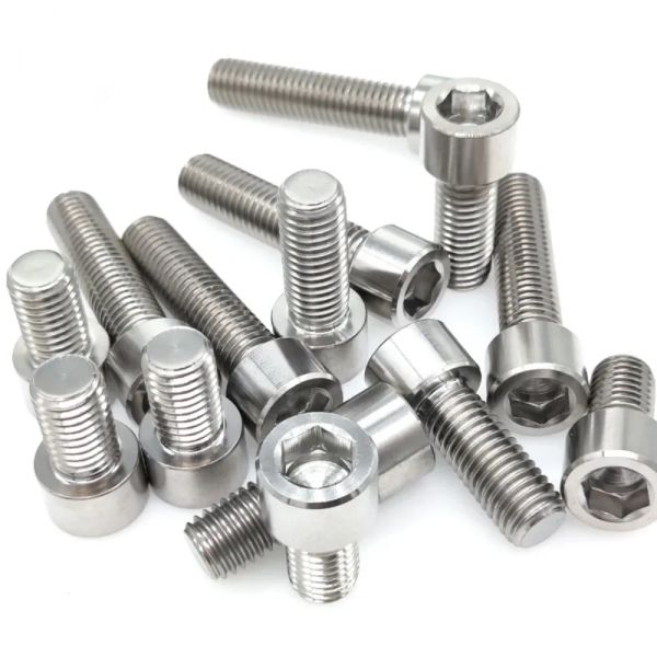 1 pc m1,6 m2 m2,5 m3 m4 m5 m8 m10 m12 m14 m16 tc4 gr5 titane alliage hex aleen socket capot à la tête de tête de la tête de la tête diy