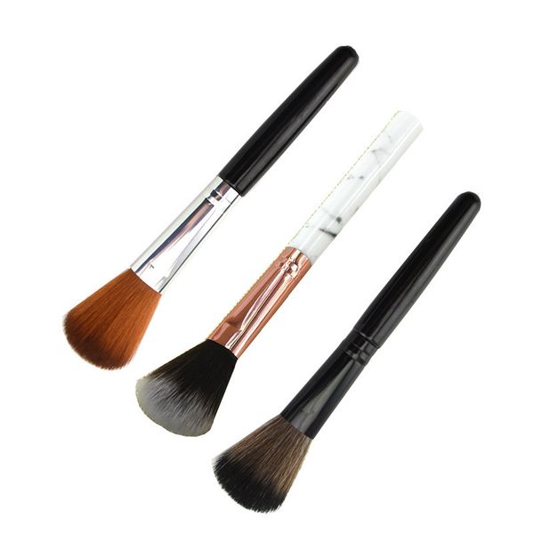 1 brocha de maquillaje para rubor, herramientas de maquillaje para retocar la cara, brochas cosméticas para corrector en polvo y base