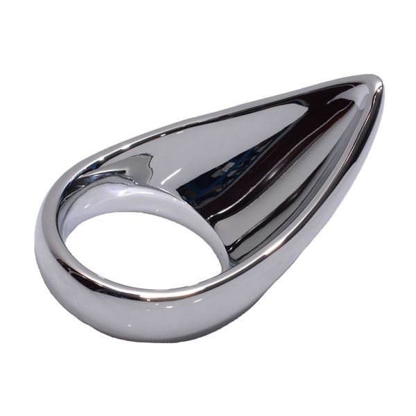 1 PC Metal Male Chastity Penis Ring Teardrop Cockring Juguetes sexuales para hombres Juguetes Sexuales Adultos Juguetes sexuales para hombres Cock Ring Y1892804
