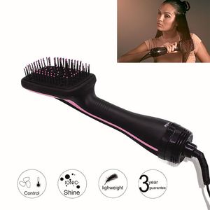 1 pieza Profesional 2 en 1 Lonising Paddle Brush Secador de pelo Salón de mujeres Accesorios para el cabello Herramienta Precio de promoción SH190727