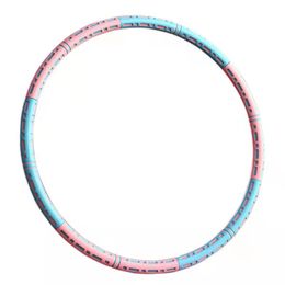 1 PC Verwijderbare fitness Hoop Massage Schuim voor volwassenen Trainingsapparatuur voor gewichtsverlies Stevige en zachte bodybuilding Oefening Hula Circle