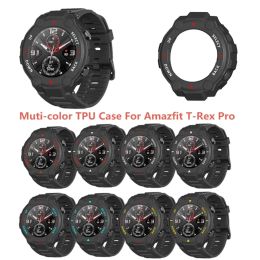 1 PC Smart Watch Protective Cover Anti-Scatch Shockproof Bumper Cover Case Compatibel voor -Amazfit T-Rex/ T-Rex Pro T84D