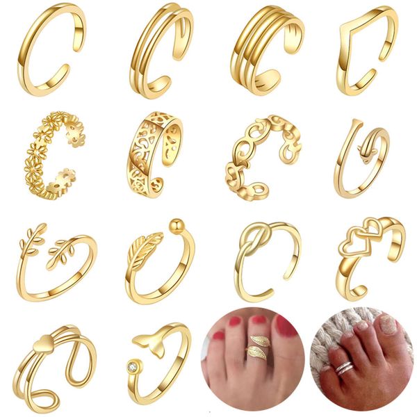 1 pcs anillo de punta ajustable para chicas ring de cola abierta joya hawaiian pies joyas