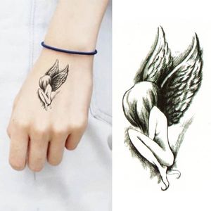 1 stks Angel Ontwerp Tattoo Stickers Waterdichte Tijdelijke Diy Arm Body Art Decals tattoo sticker arm tattoo nep tattoo