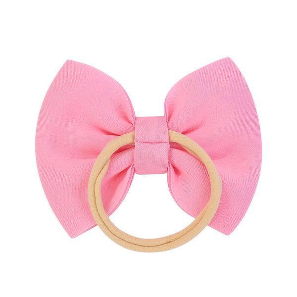 1 PCS Cables de bebé Turban Solid Bow, diadema de la cabeza de la cabeza para niños, recién nacidos, diadema elástica de cabello accesorios al por mayor