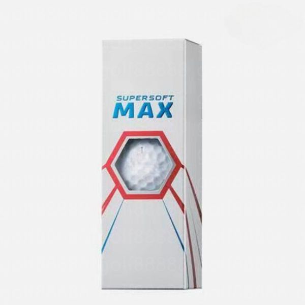 1 PCS Golf Ball Max White 2 couches Super distance de jeu et de pratique Pratique Ship de chute de logo personnalisé # 1864