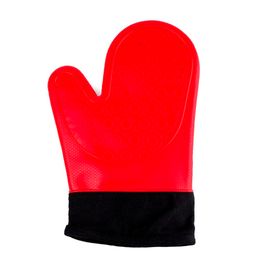 1 PCS Warmte slip-resistente kookhandschoen Biologische siliconen oven Mitts Handschoenen Grill Microwave Keuken BBQ Resistant Mitts