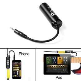 1 PCS IRIG MOBILES EFFETS GUITATES EFFETS EFFETS GUITATES Remplacez les guitares par de nouveaux convertisseurs d'interface de guitare téléphonique