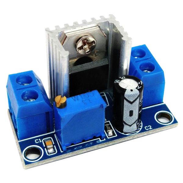 1 Uds LM317 convertidor de DC-DC módulo de placa de circuito reductor regulador lineal LM317 regulador de tensión ajustable fuente de alimentación