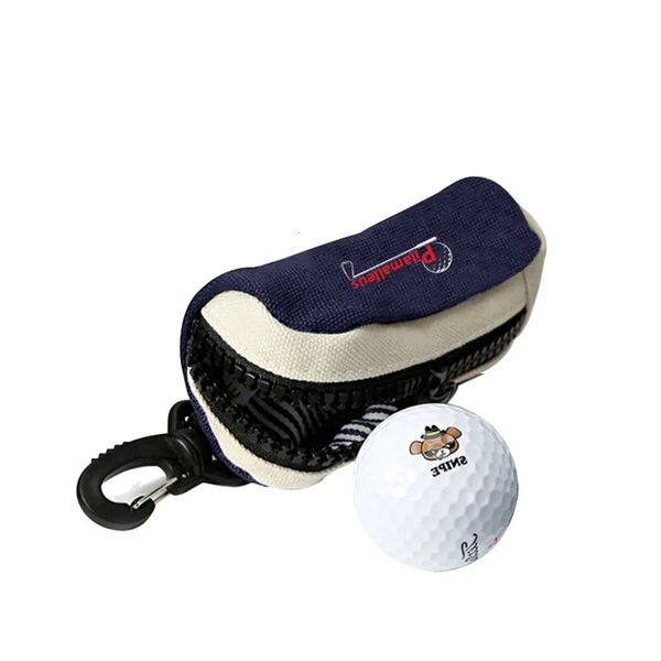 1 PCS Mini Zipper Small Golf Ball Sac Portable STOCKER PORTE
