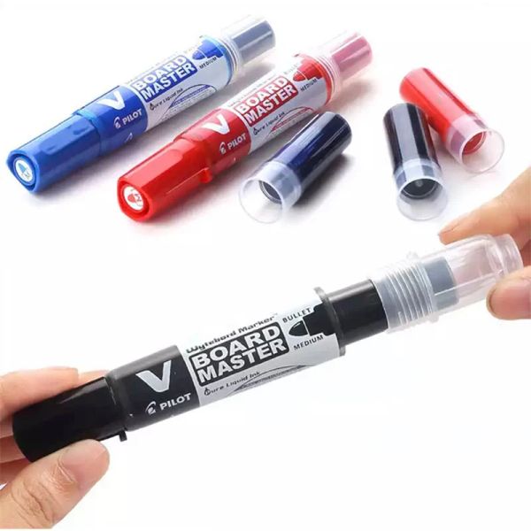 1 PCS Pilot Whiteboard Pen WBMAVBM REMINATION ERRABLE BATRES MESSAGES BLANC BLANC BOURNAL ÉCRIT