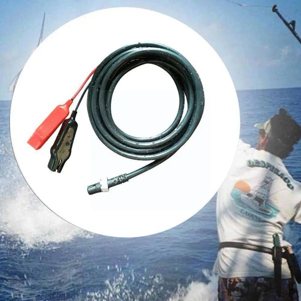 1 PCS Cable de alimentación para Daiwa/ Coros de pesca eléctrica Cable de alimentación Batería de conexión Conectores de doble conectores Cable Y2D4