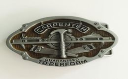 1 pièces Super Cool 3D outils de charpentier Cowboys boucle de ceinture femme homme jean bijoux accessoires métal ceinture Head6703675