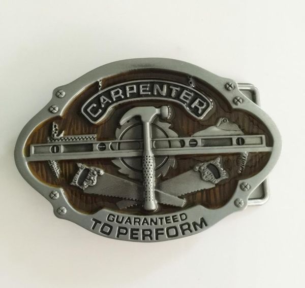 1 pièces Super Cool 3D outils de charpentier Cowboys boucle de ceinture femme homme jean bijoux accessoires métal ceinture Head9913513