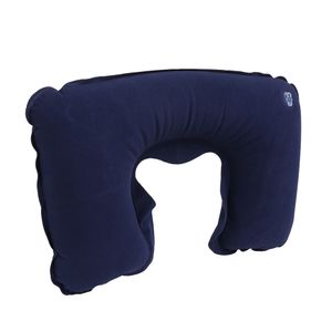 1 Uds. Almohada de viaje inflable suave Universal para coche nuevo reposacabezas portátil en forma de U cojín de aire para reposacabezas al por mayor