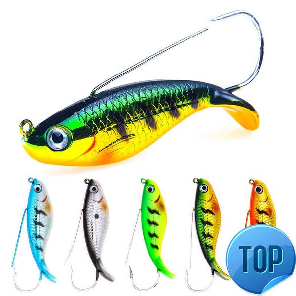 1 Uds VIB señuelo de pesca 8,5 cm/21,2g Anti hierba pesca Wobbler Isca cebo Artificial señuelos duros cuerpo láser aparejos de peces realistas