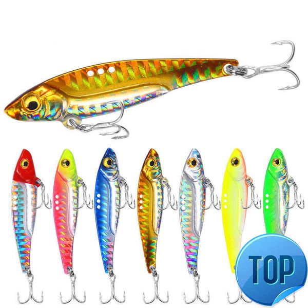 Señuelo VIB, lápiz de ojos 3D, 8g, 13g, 16g, cuchara equilibradora, Spinner, pintura, señuelo de pesca, cebo duro, aparejos de pesca, anzuelo triple, 1 Uds.