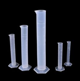 1 PCX 10ML1000ML ZEEXONGOON BODEM TRANSPAREMENT MESSING PLASTIC Gradueercilinder Testbuis Laboratorium Tool 10ml1000ml4048976