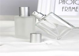 1 Stuk 30ML Mode Draagbare Frosting Glazen Parfumflesje Met Aluminium Verstuiver Lege Cosmetische Container Voor Reizen8414976