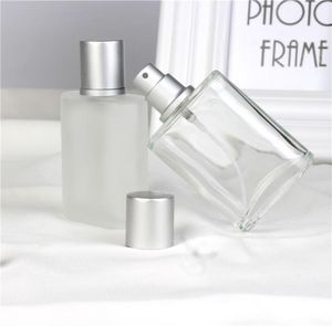 1 pièce 30 ml Fashion Portable Glating Glass Perfume Bottle with aluminium Atomizer Continer Cosmetic pour voyage3947696